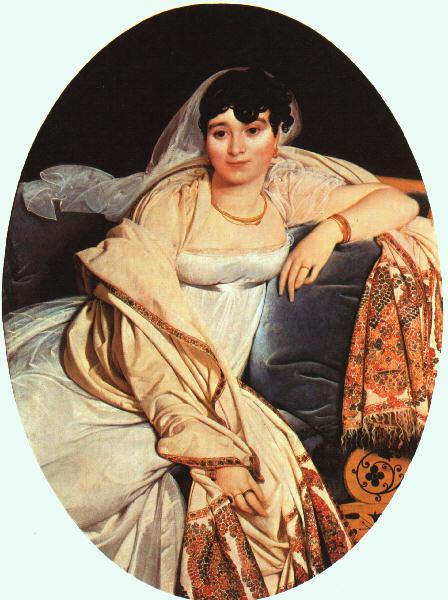 Jean-Auguste Dominique Ingres Portrait of Mme.Riviere oil painting image